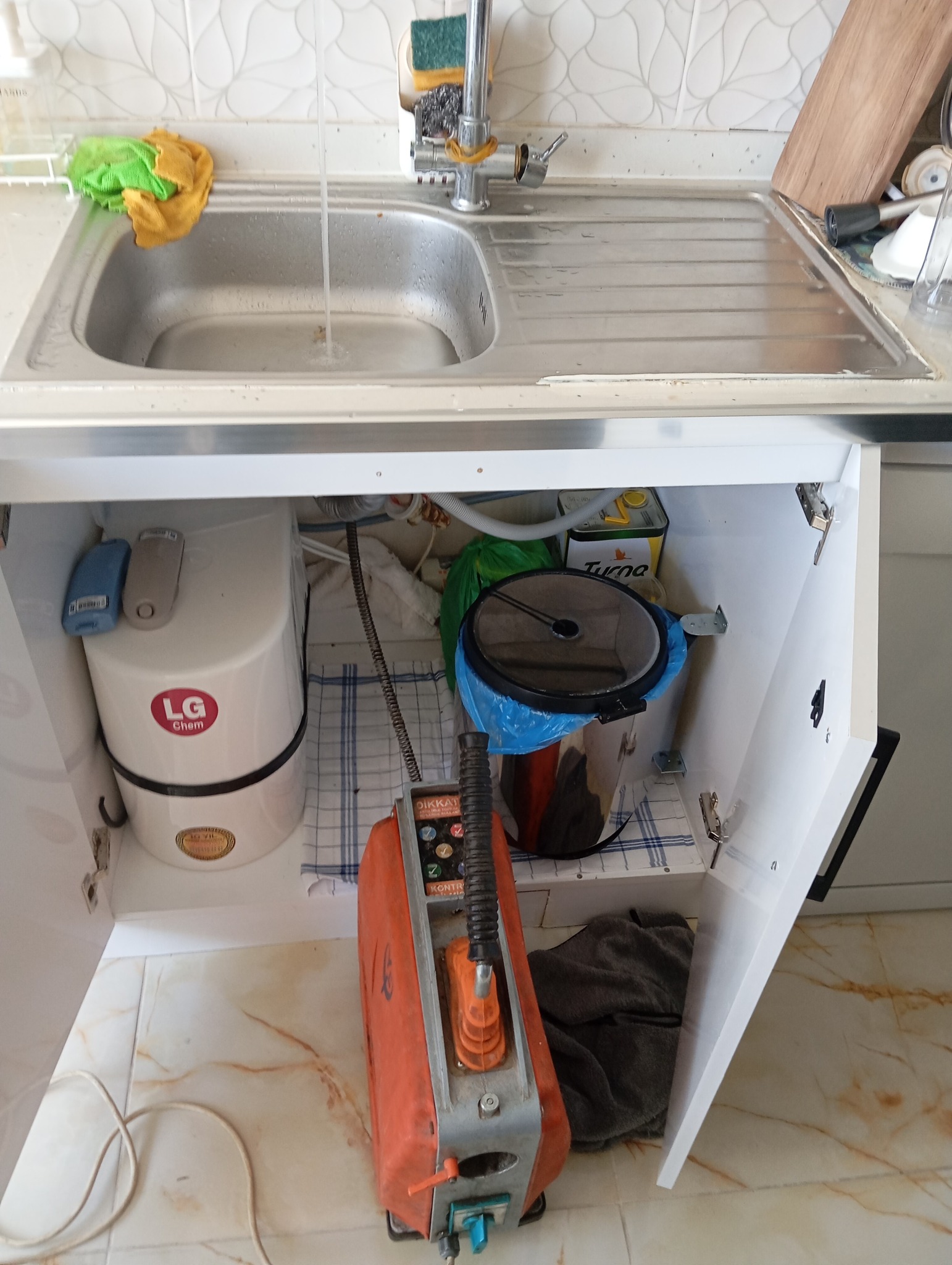 Lavabo gideri onarım